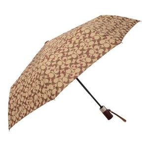 COACH（コーチ） 傘 シグネチャー 花柄 フラワー ロゴ ミニ アンブレラ