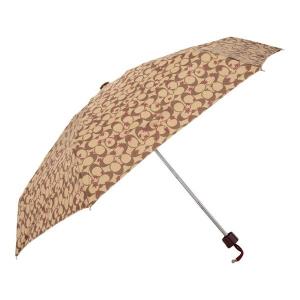 COACH（コーチ） 傘 シグネチャー UVカット99% 晴雨兼用 日傘 ミニ