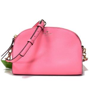 ケイトスペード バッグ　katespade ペブルレザー ラーチモント アベニュー ドーム型 斜めがけ クロスボディ ショルダー バッグ ピンク 5765｜pike-st