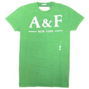 アバクロ 半袖Tシャツ A＆F 半袖Tシャツ グリーン S 606557401｜pike-st