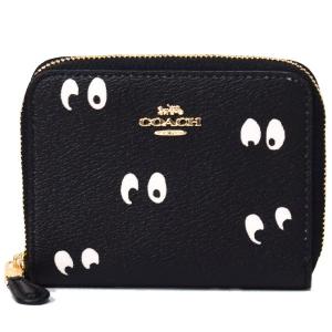 財布 ファッション ウィズ ウィズ Coach ディズニー コーチ 白雪姫 コラボ アラウンド ブラックマルチ 七人の小人 コーティングキャンバス スモール ジップ 二つ折り 財布 ブラックマルチ ブランド専門店 パイクストリート