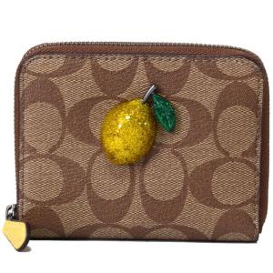 COACH コーチ 財布 コーティングキャンバス シグネチャー ミディアム