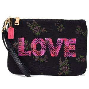 COACH（コーチ） マルチポーチ コーティングキャンバス レザー