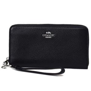 COACH コーチ 長財布 コーティングキャンバス レザー