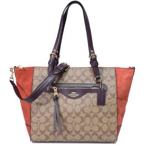 COACH ストロー 2way クロスボディバッグ C519 COACH（コーチ） バッグ ストロー スムースレザー かごバッグ テリ