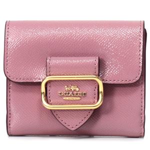 コーチ 財布 COACH クロスグレインレザー スモール モーガン ウォレット 二つ折り財布 ダスティローズ CE671｜pike-st