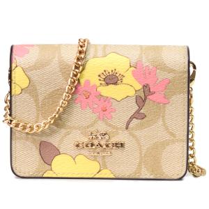 COACH（コーチ） 長財布 レザー ストロベリー 苺 プリント ロゴ リスト