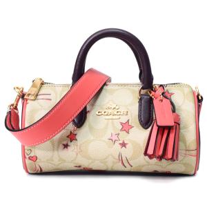 COACH（コーチ） 傘 シグネチャー ストロベリー 苺 いちご ロゴ ミニ