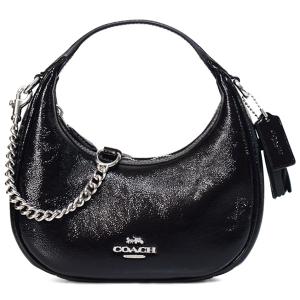 COACH コーチ　カゴ　ストロー　ショルダー　バッグ　レザー　ブラック COACH コーチ バッグ ストロー かごバッグ ミニ サッチェル 2WAY