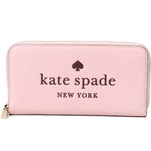 ケイト スペード 財布 katespade ぺブルレザー グリッター ラメ ロゴ ラージ コンチネン...