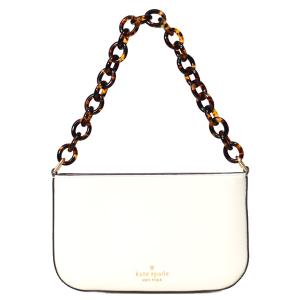 ケイトスペード バッグ katespade レザー べっ甲 レジン チェーン マディソン ロゴ スリム ポシェット ショルダー ハンドバッグ メレンゲ KG623｜pike-st