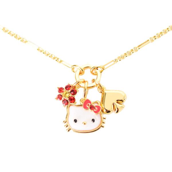 ケイトスペード ハローキティ ネックレス katespade キティちゃん コラボ スペード お花 ...