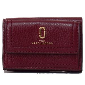 マークジェイコブス コンパクト財布 MARC JACOBS レザー ザ ソフトショット DOUBLE J ロゴ ミニ トライフォールド 三つ折り コンパクト財布 マスカット M0015413｜pike-st