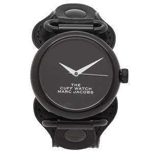 マークジェイコブス 時計 MARC JACOBS レザー ステンレススチール ザ カフ レディース ウォッチ 腕時計 ブラック MJ0120179295｜pike-st