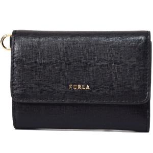 FURLA フルラ 財布 レザー コンパクト 二つ折り財布 ブラック