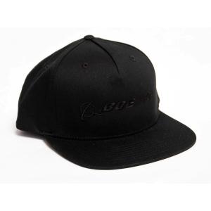 Boeing Signature Logo Flat Bill Hat（ブラック）｜pilothousefs-cima