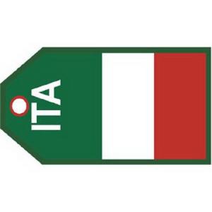 ラゲッジタグ　イタリア国旗｜pilothousefs-cima