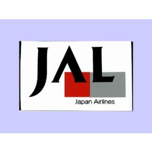 航空グッズ　NEW JAL 角型ステッカー