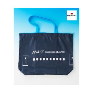 ANA トートバッグ ネイビー ブルー BOEING 787 DREAMLINER 内