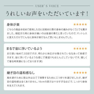 三つ折りマットレス 硬め 腰痛対策 エコラテ ...の詳細画像3