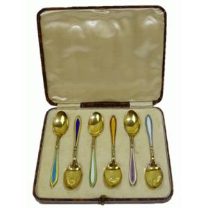 クリストフウィドマン コーヒーティースプーン6本セット(植物柄