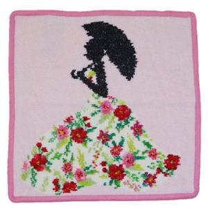 フェイラー  ハンドタオル25cm Miss Flower(ピンク)