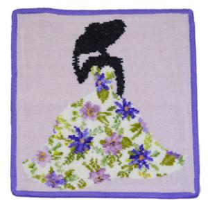 フェイラー  ハンドタオル25cm Miss Flower(パープル)