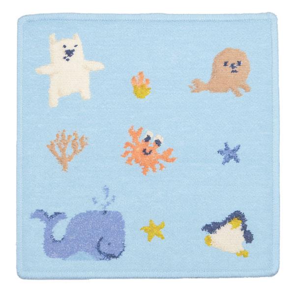 新柄!フェイラー  ハンドタオル25cm Polar Friends 冬の海にくらす生きものたち ラ...