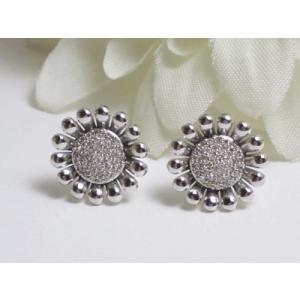 ジョージジェンセン  ピアス 602A  SUNFLOWER ダイヤモンド(0.14ct)