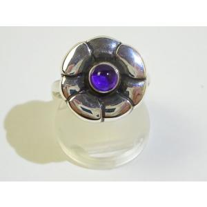 GEORG JENSEN 46C アメジスト シルバー リング O2410039