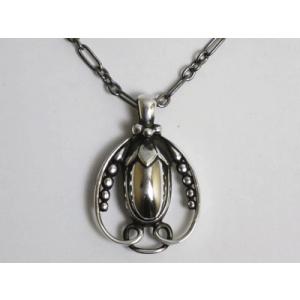 ジョージジェンセン Georg Jensen ネックレス イヤーペンダント 1993