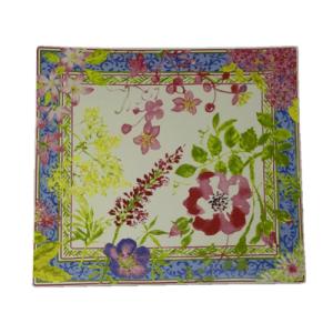 Gien ジアン ミルフルール スクエアプレート : Combing Earth