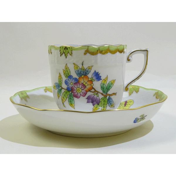 ヘレンド ヴィクトリアブーケ VBO  コーヒーカップソーサー(707)