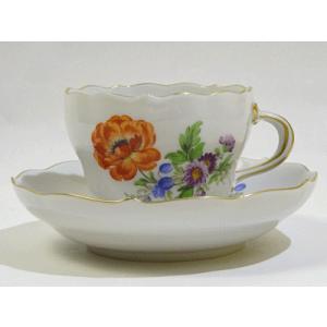 マイセン ベーシックフラワー（四つ花） ティー／コーヒー兼用カップ