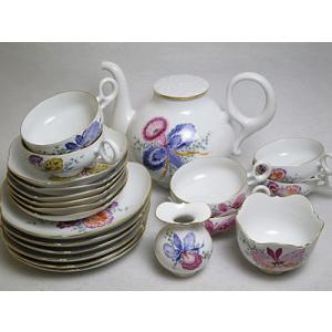 マイセン マイセン（MEISSEN）金彩 花柄 カップ＆ソーサー