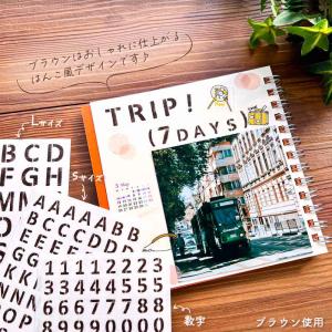 文字シール Lサイズ アルファベット デコレー...の詳細画像2