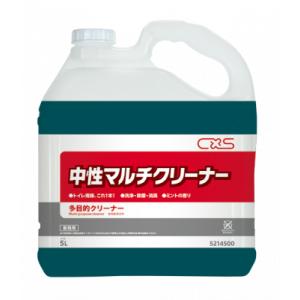 中性マルチクリーナー(5L×3本入) 送料無料　トイレルームの洗浄・除菌・消臭がこれ1本で　C×S ...