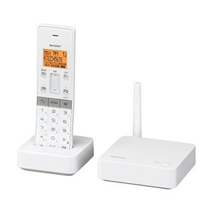 シャープ 電話機 コードレス 1.9GHz DECT準拠方式 迷惑電話機拒否機能 ホワイト系 JD-SF1CL-W 固定電話機の商品画像