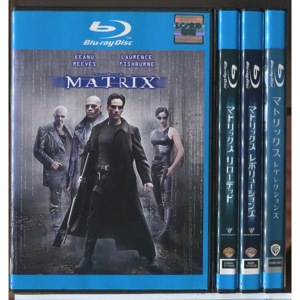 マトリックス 4巻セット/ブルーレイ BD 中古 レンタル落ち/キアヌ・リーブス/ローレンス・フィッ...