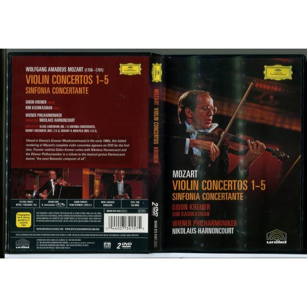 MOZART：VIOLIN CONCERTOS 1-5 SINFONIA CONCERTANTE/D...