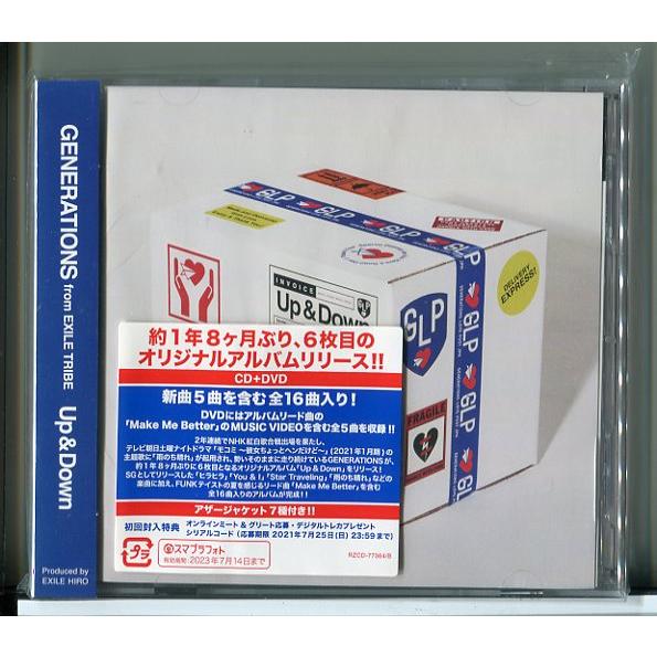 【新品】Up &amp; Down (通常盤 Type-A CD+DVD) GENERATIONS from...