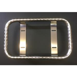 ウロコ丸パイプナンバー枠22Φ 大型用（字光式取り付け可） : パイン