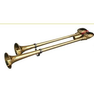 NIKKEN バトルロングヤンキー　真鍮　中古 日建 バトルスーパーロングヤンキーホーン 真鍮 24V車用 トラック