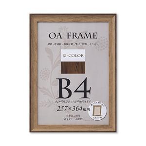 大仙 額縁 OA額 バイカラーフレーム B4 モカ/ブラウン T012B6202