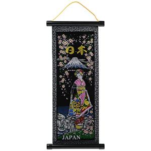 キャッスルエンタープライズ デザイン小物 マルチ 縦41×横18cm 日本のお土産 掛け軸 富士姫 豆 SC101