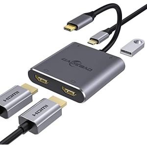 HDMI C USB 変換アダプター デュアル