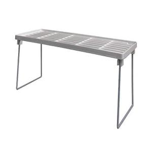 武田コーポレーション  折りたたみ スパイスラック キッチンラック  ホワイト 39.5×14.5×19.5cm 積み重ね整理棚 スリム TSD-3914