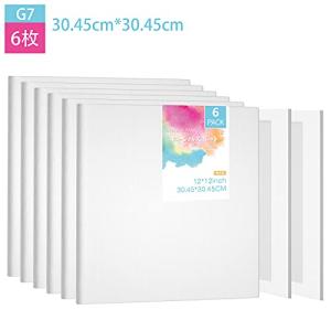キャンバスボード G7 30.45cm*30.45cm 6枚 キャンバス 油絵キャンバス ボールドキャンバス アクリル 水彩 油絵 画材