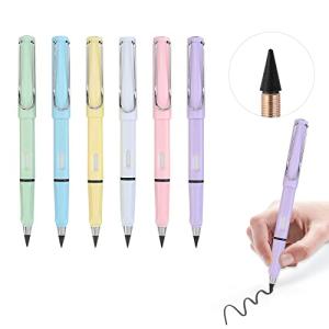 ALLMIRA メタシル 鉛筆 6本セット 金属鉛筆 削ら ない 金属先端 metacil 無限鉛筆 永遠の鉛筆 インクレス鉛筆 芯な