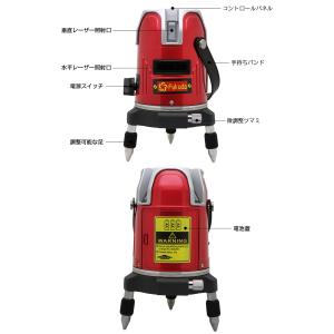 / 建築/ 測量 水平器/ 4垂直・1水平/ / 墨つぼ/ フクダ クロスラインレーザー墨出し器/ 5ラインレーザー墨出し器+エレベーター三脚セット すみだし/ 4方向大矩ライン 地墨ポイント/ ★送料無料★FUKUDA 墨だし/ EK-451DP フルライン測定器 墨出器 赤レーザー/ レーザーレベル/